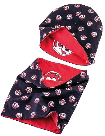 SC Freiburg Set Beanie und Loopschal Füchsle/Mütze Hut Schal scarf/rassis/viciado Fanschal Multifunktionstuch