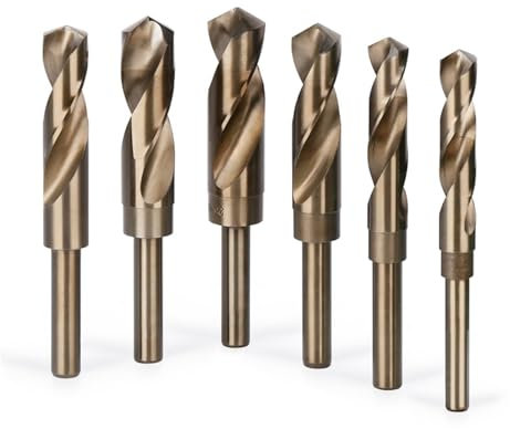 Bohrer-Sets, 13–35 mm, 12,7 mm, runder Schaft, reduziert, 1/2 Zoll Spiralbohrer, Kobalt-HSS-Lochsäge, Holz, Eisen, Edelstahl, Aluminium (Größe: 29,5 mm) (Size : 25mm)