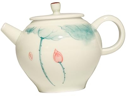 1 Juego de té negro Juego de té Kungfu Gong chino Té de Kung Fu Tetera de porcelana coreana Tetera Tetera Tetera de leche Tetera de cerámica japonesa Jarra de agua fría Hacer té Servidor de aromate