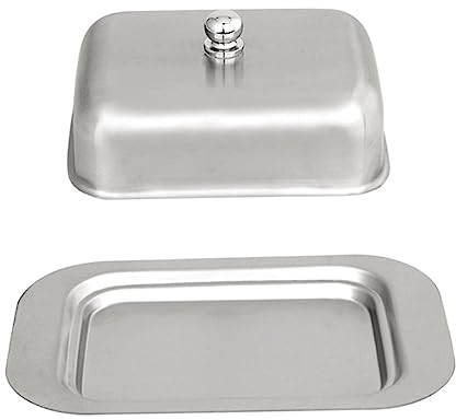 TOPBATHY Récipient à Beurre Acier Inoxydable Beurrier Ménager Résistant à Usure Pour Cuisine