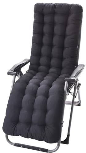 uyeoco Cojín para Tumbona para Tumbonas de Jardín, Cojín Grueso para Silla para Interior y Exterior, Jardín Patio Playa Respaldo Alto(#3,155x48x8cm)