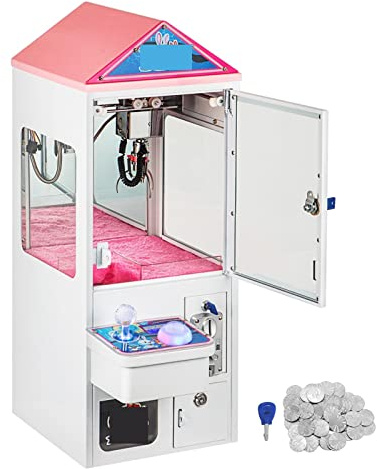 Mini Claw Crane Machine 150W Electronic Claw With LED Lights Candy Plush Toy Grabber Anti-rust Shake-proof Diversified Use