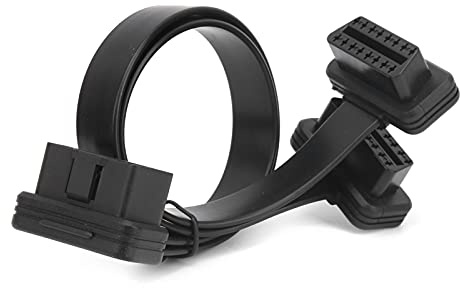 CFTGIW Divisor de Cable de Extensión OBD2 Herramienta de Diagnóstico de Automóvil Profesional 16 Pin para Dispositivos OBD2 Duales 0.98 Pies