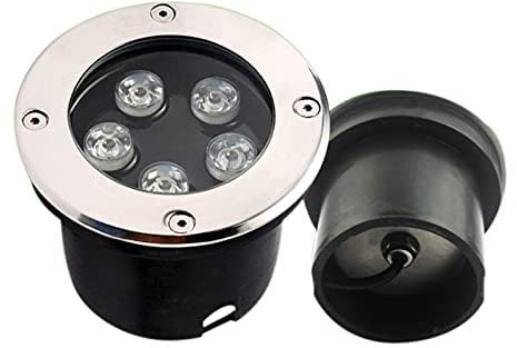 THEGA Luz LED Sumergible para Fuentes - Luz Subacuática RGB para Piscinas, Iluminación Subacuática De 24V, Foco LED Multicolor IP68, Ideal para Piscinas, Fuentes Y Paisajismo.(Red Light,15W-24V)