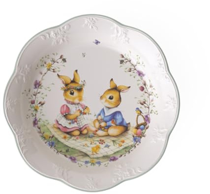 Villeroy & Boch - Spring Fantasy, Schale mittel, Picknick, 25x25x4cm, Premium Porzellan, Bunt