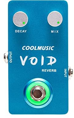 COOLMUSIC C-RV01 Reverb Chitarra Effetti Pedale Cassa in lega di alluminio