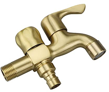 Robinet d'extrémité de tuyau en laiton 1/2 robinet de jardin extérieur robinet de bavoir d'eau en laiton robinet d'eau en laiton robinet d'attribution robinet mural robinet de machine à laver