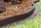 Ecoborder - Bordure de Jardin Extérieur - Bordure de Jardin Flexible - Bordures de Jardin 7 Mètres avec Encrages Inclus - Bordurette de Jardin Flexible sans Creusage - Hauteur de 7.6 CM - Marron