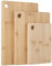 Vencier Thick Wooden Cutting Boards Set - Perfect for Meat Carving, Vegetable and Bread Cutting - Bamboo Chopping Board Ensemble (3pc Set)