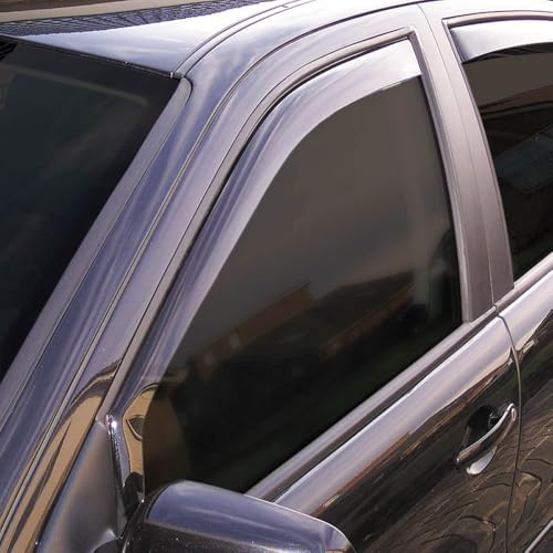Vordere Windabweiser (1 Set) für die Fahrer und Beifahrerseite-CLS003P0269D passend für Dacia Duster III SUV, TYP DJF, 5-Door, 2024- Dunkles Material