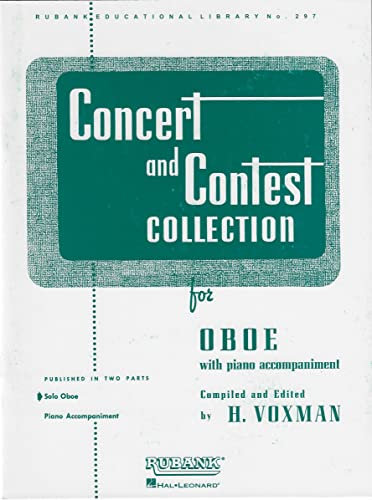 Concert and Contest Collection for Oboe: Solo Book Only: Oboe - Solo Part