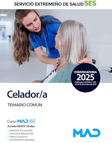 Celador/a del Servicio Extremeño de Salud (SES). Temario común