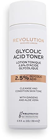 Revolution Skincare London, ansiktsvatten med 2,5% glykolsyra, 200 ml