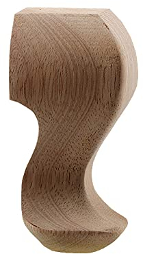Massivholz geschnitzte Möbelfüße Schrankfüße Vintage Heimdekoration Zubehör 20 cm x 65 cm
