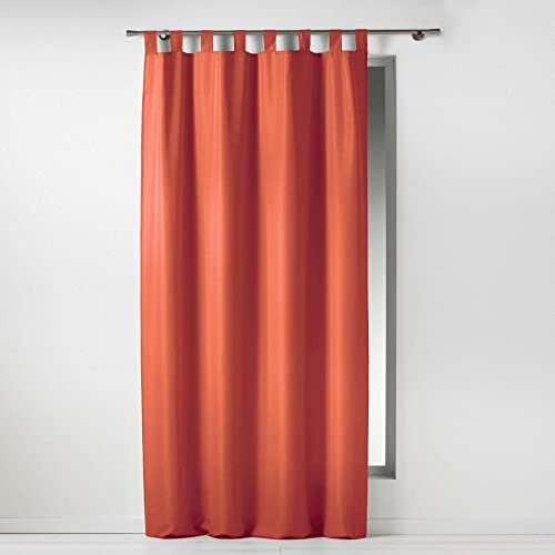 Douceur d'Intérieur Tenda a passanti, Terracotta, 140 x 260 cm