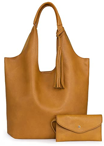 Montana West Slouchy Hobo Bags for Women Soft Designer Shoulder Purses Ladies Top Handle Handbag