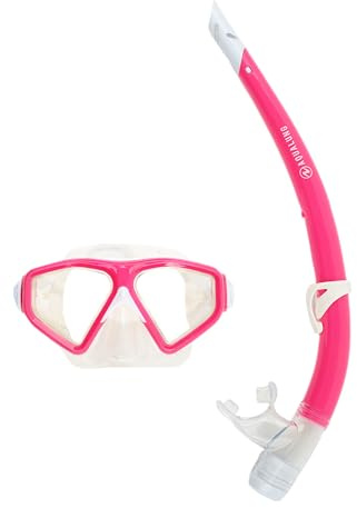 Aqua Lung Combo Saturn, Tauchmaske + Schnorchelset für Erwachsene für Unterwassertauchen, Wassersport und Schnorcheln, mit 180° Sicht, UV-Schutz, beschlagfreien und auslaufsicheren Gläsern