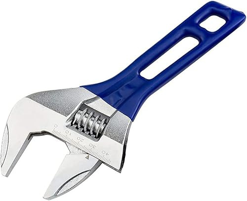 YWHWLX 20,3 cm kurzer Griff verstellbarer Schraubenschlüssel mit 4,4 cm breiter Backenöffnung für Sanitärarbeiten, Autoreparatur, Hauswartung