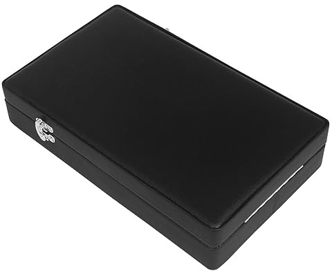 Amosfun Tragbare Oboenbox aus Leder Metall und Baumwolle Organizer-tasche für Oboe Aufbewahrungsbox mit Schnallenverschluss zum Transportieren und Schützen