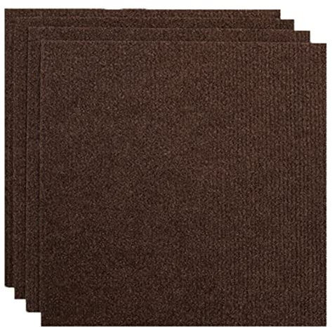 Rutschfester Quadratischer Teppich,30x30cm Selbstklebende Schneidbare Teppichfliesen,Abziehbare Und Aufklebbare Bodenfliesenmatten Für Den Wiederholten Gebrauch(Size:6pcs,Color:braun)