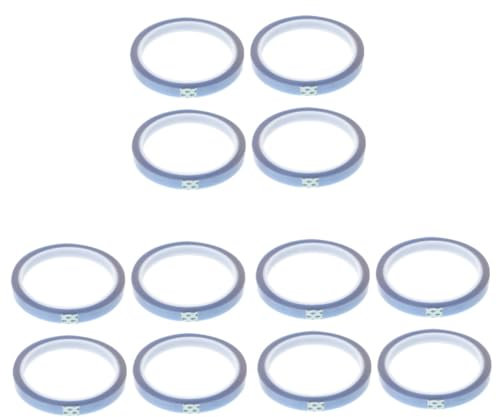 Healeved 12rollen Hochtemperaturband Hitzebeständiges Tape Für Elektronik Geeignet Für -projekte Elektronische Reparaturen Und Wärmeübertragungen Rückstandsfrei Und Einfach Zu