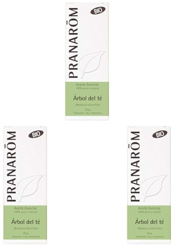 PRANAROM - Árbol del Té Bio - Aceite Esencial Quimiotipado - Defensas Naturales - 100% Puro y Natural - HECT - 10ml (Paquete de 3)