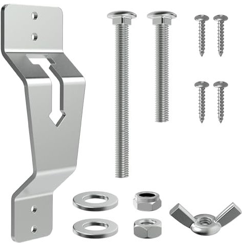 Autoreifen-Wandhalter-Set | Autoreifen Halter | Wandmontierter Reserveradständer | Autorad Wandhalterung | Radreifenhalterung Für Anhänger | Auto Ersatzreifenträger | Ersatzreifen Wandregal Edelstahl