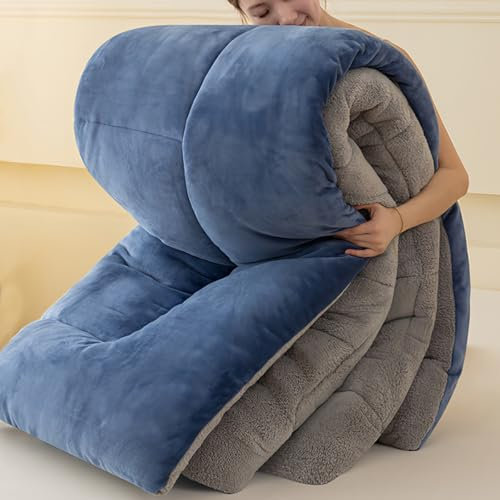 XHCTNN Flauschige Kuschelige BettwäSche 135x200 WinterbettwäSche Warme BettwäSche 135x200 150 200 230 260 cm(E,80x90/203 * 229cm)
