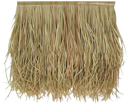 LJBD Tetto di Paglia Artificiale Ignifugo Tetti Artificiale Palma per Tiki Bar Capanna Erba Anatra Barca Palapa Copertura Giardino Patio Gazebo Ombrelloni Recinzione(Size:30pcs,Color:Mix Yellow)