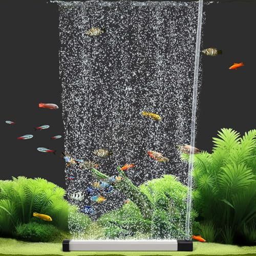 Hygger Difusor de Burbujas Acuario, Kit de Piedras de Aire para Acuario, Fish Tank Bubbler Air Stone for Aquarium Silent con Manguera de Aire for Freshwater Saltwater (15cm)