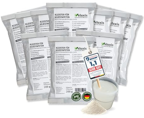 Veluxis Tapetklister för fibertapeter – 10-pack för 300 m²