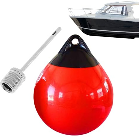 Båtstötfångarbollar, uppblåsbar båtdocka, stötfångare, boll ankarboj, anti-kollision flotation säkerhetsenheter för motorbåtar segelbåtar skidbåtar