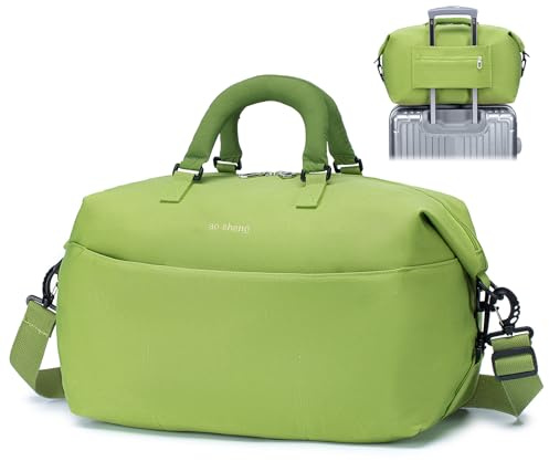 SPAHER Resväska Handbagage 40x30x20 Wizzair Vueling Kabinväska Ryms Under Sätet 25L Sportväska Fitness Bag Weekenderväska Handväska Duffelväska Män Kvinnor Vattentät Med Våtfack
