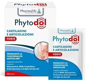 phytodol cartilagini e articolazioni forte 14 bustine - 8052275435447