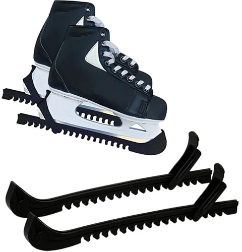 DvBCNMe 1 Paar Kufenschoner Schlittschuhe, Verstellbare Kufenschoner Eishockey, Universeller Schutz Für Eiskunstlauf und Eishockey, Ideal für Kinder und Erwachsene
