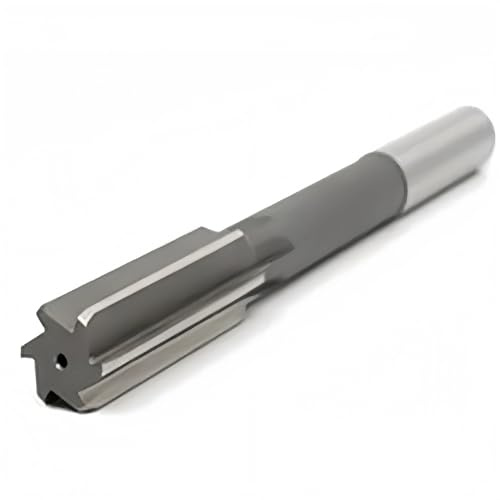 H7 HSS Straight Slot Reamer for Machine, 1/2/3/4/5/10/15/20mm Precision Chucking Tool 6 Flutes(18mm)