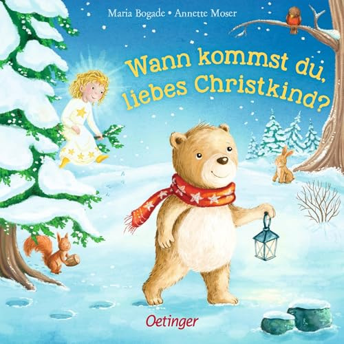 Wann kommst du, liebes Christkind?: Liebevolles Pappbilderbuch für Kinder ab 2 Jahren, bei dem auf jeder Seite das Christkind gesucht werden kann
