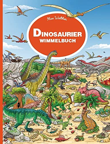 Dinosaurier Wimmelbuch Pocket: Die praktische Pocket Ausgabe für unterwegs