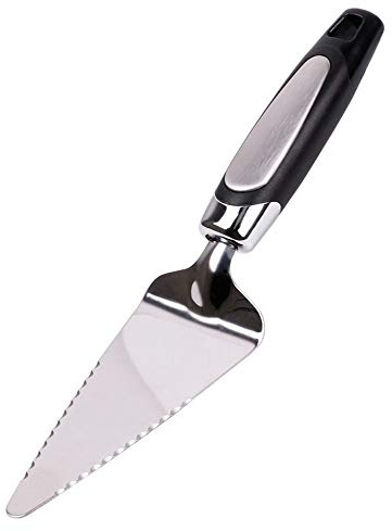Pie Server Stainless Steel Cake Server Dessert Pizza Cutter Serrated on Both Sides Essential Kitchen Tool