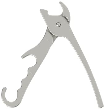 Chef Pomodoro Pinza per Teglia da Forno con Apertura di 3 cm, Pinza da Presa Cucina e Campeggio Resistente alle Alte Temperature, Impugnatura Ergonomica, in Alluminio Pressofuso