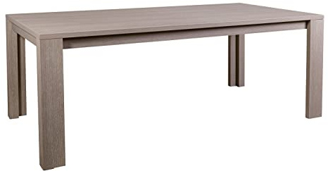 Composad | Tavolo Fisso da 8 Posti della Linea DISEGNO, Scrivania, Tavolo da pranzo, Tavolo da Riunione, (LxAxP) 200x76,50x100 cm, Colore Rovere Sonoma, Made in Italy