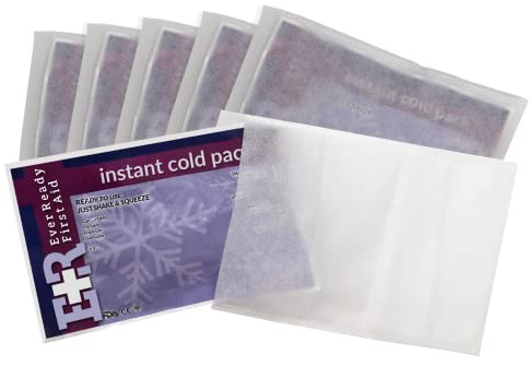 Ever Ready First Aid Disposable Cold Pack with Non-Woven Cover 6 x 9-6 Pack