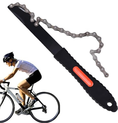 Herramienta de extracción de rueda libre: látigos y cadenas de anillo de bloqueo de casete, llave de extracción de anillo de bloqueo de rotor, removedor de volante de bicicleta, látigo de cadena para
