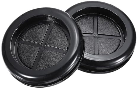 QUARKZMAN Guarnizione in Gomma a Doppia Faccia Rotondo Diametro Installazione 40mm ID 35mm per Protezione Cavi 4 Pezzi