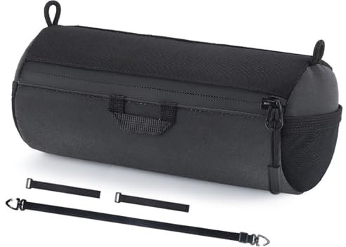 YHZNAGEM Fahrradtasche Vorne Fahrrad Lenkertasche Vordertasche Fahrradtasche 1L Wasserdicht Reflektierende Fahrradtasche Lenker Multifunktionale Fahrradtasche mit Schultergurt für Rennrad Mountainbike