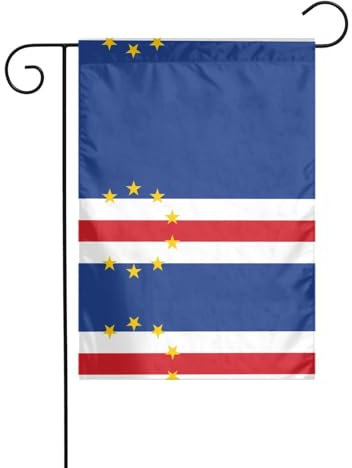 WZYWHJ Flag of Cape Verde Printed Decoration Garden Flag 12x18in for a Fashionable Outdoor Environment