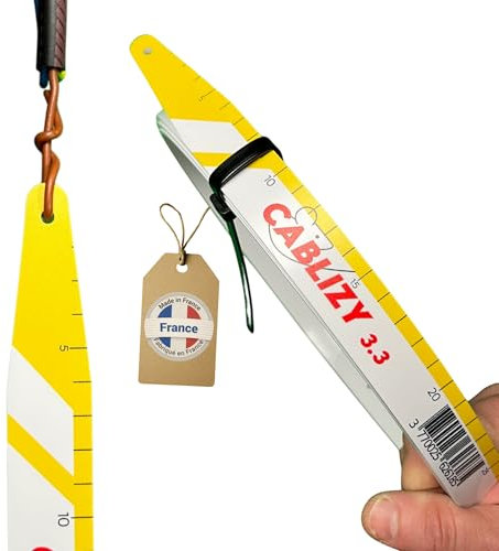 CABLIZY - Aiguille Electricien Easygrip 3m – Passe Cable Mural Électricien - Tire Fil Flexible, Ultra-Résistant pour Passages Compliqués, Combles Murs, et Faux Plafonds - Made In France