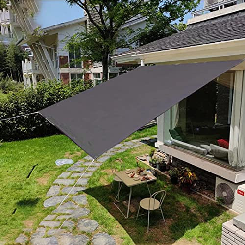Voile de protection solaire imperméable, protection supérieure pour pergola, tissu perméable 185 g/m² avec coins et bords renforcés pour pergola carport d'auto et protection d'allée