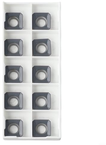ZAMETTER Carbide Turning 10 Pcs Inserts 1204 130 Milling Machine Turning Tools Lathe Parts Tools Industrial Carbide Inserts for Steel Metalworking Manufacturing