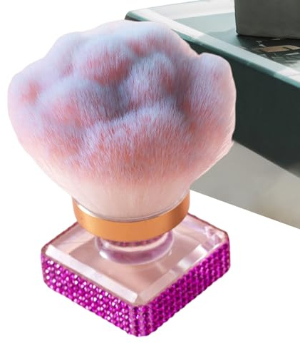 Pennello Per Polvere Unghie | Spazzola Trucco Sciolta | Strumento Trucco Ergonomico per Contouring e Illuminazione
